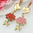 iswas - Set of 2: Carnation Mobile Strap + Greeting Card + Envelope