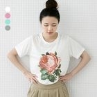 lovemark - Flower Print T-Shirt