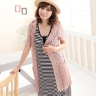 CatWorld - Hooded Open-Knit Cardigan
