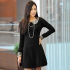 Miss Hong - Peter-Pan Collar A-Line Dress