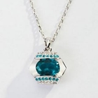 Moonbasa - Jeweled Rhinestone Pendant