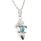 Bellini - Life Compass Pendant - Blue topaz