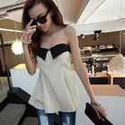 PUFFY - Peplum Strapless Top