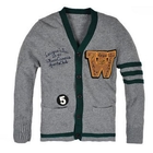MURATI - Contrast-Trim Appliqué Cardigan