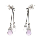 Bellini - Amethyst and White Topaz 'Pretty Little Dancer' Earrings