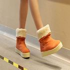 Smoothie - Fleece-Lined Platform Snow Boots