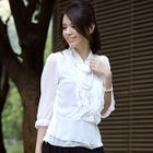 59th Street - Ruffle Chiffon Blouse