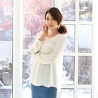 BBon-J - Eyelet Collar Chiffon Blouse