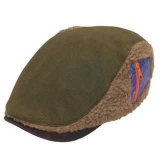 Zip-Detail Fleecing Flat Cap