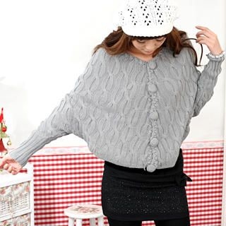 59 Seconds - Dolman-Sleeve Cropped Cardigan 59 Seconds - Dolman-Sleeve Cropped Cardigan