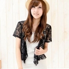 YoungBaby - Lace Cropped Cardigan