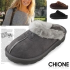 Chione - Faux-Fur Lined Mules