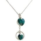 6thJune - 'Love Pendulum' May Birthstone Necklace - Emerald