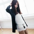 BAIMM - Inset Tank Top Open-Front Jacket