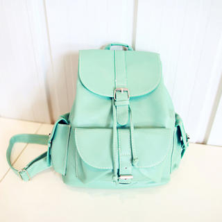 Faux Leather Buckled Backpack Faux Leather Buckled Backpack