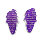 Sweet & Co. - I Love Ice-cream Mirror Stud Earrings
