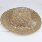 Momiton - Bow-Accent Woven Sun Hat