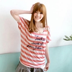Tokyo Fashion - Set: Tank Top + Striped Print T-Shirt