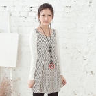 eFashion - Patterned Racerback Tank Dress
