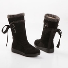 Smoothie - Fleece-Lined Tie-Back Boots