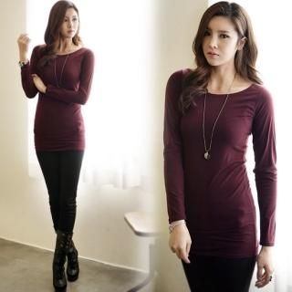 Round-Neck Long T-Shirt Round-Neck Long T-Shirt