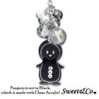 Sweet & Co. - Mini Black Bowtie Penguin Necklace