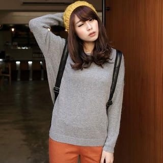 Off-Shoulder Knit Top