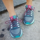 HARU - Color-Block Lace-Up Sneakers