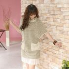 59 Seconds - Button Neck Knit Top
