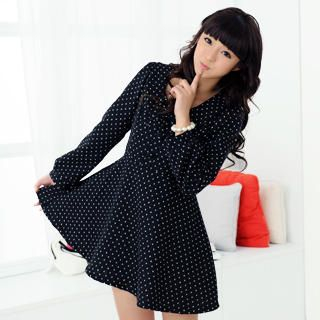 59 Seconds - Polka Dot Peter Pan Collar Dress 59 Seconds - Polka Dot Peter Pan Collar Dress