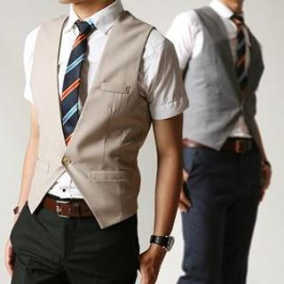 One-Button Vest One-Button Vest