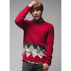 SLIM&FIT - Patterned Knit Top