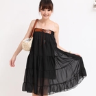 Cherry Story - Belted Tube Dress / Skirt