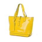 Smoothie - Belted Patent Tote with Pouch