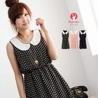 Maymaylu Dreams - Peter Pan-Collar Chiffon Tank Dress