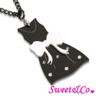 Sweet & Co. - XL LBD Dress Swarovski Crystals Necklace
