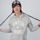 Style Engine - Hooded Logo-Print Top