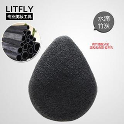 Litfly麗塔芙 - 蒟蒻魔芋洗顏棉 (水滴) (竹炭) Litfly麗塔芙 - 蒟蒻魔芋洗顏棉 (水滴) (竹炭)