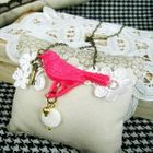 MyLittleThing - Pink Sweet Candy Bird Necklace