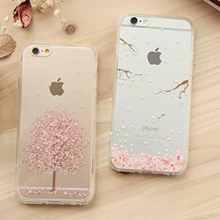 Casei Colour - iPhone 6 / iPhone 6 Plus Cherry Blossom Print Transparent Case Casei Colour - iPhone 6 / iPhone 6 Plus Cherry Blossom Print Transparent Case
