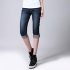 O.SA - Check-Hem Cropped Jeans