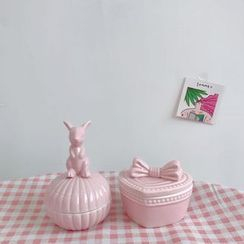Intimo - Embossed Ceramic Mini Storage Box Intimo - Embossed Ceramic Mini Storage Box