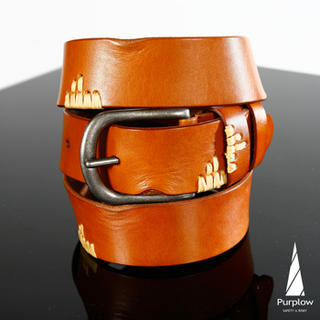 Genuine Leather Stitched Belt