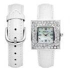 MBLife.com - 925 SilveWhite Topaz Watch