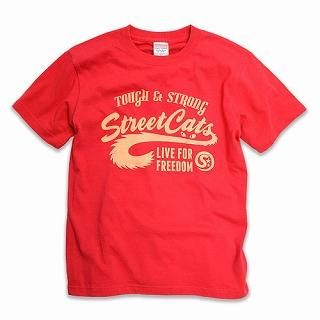 [Unisex] Crewneck Printed Tee - Street Cats