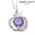 Angel's Secret - Crystal Apple Necklace