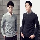 MITOSHOP - Round-Neck Knit Top