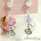 Sweet & Co. - Sweet Ballet Girl Swarovski Crystal Silver Earrings
