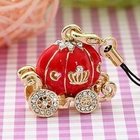 Miss Girl - Rhinestone Carriage Mobile Strap