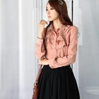 STYLEKELLY - Ruffle-Front Blouse